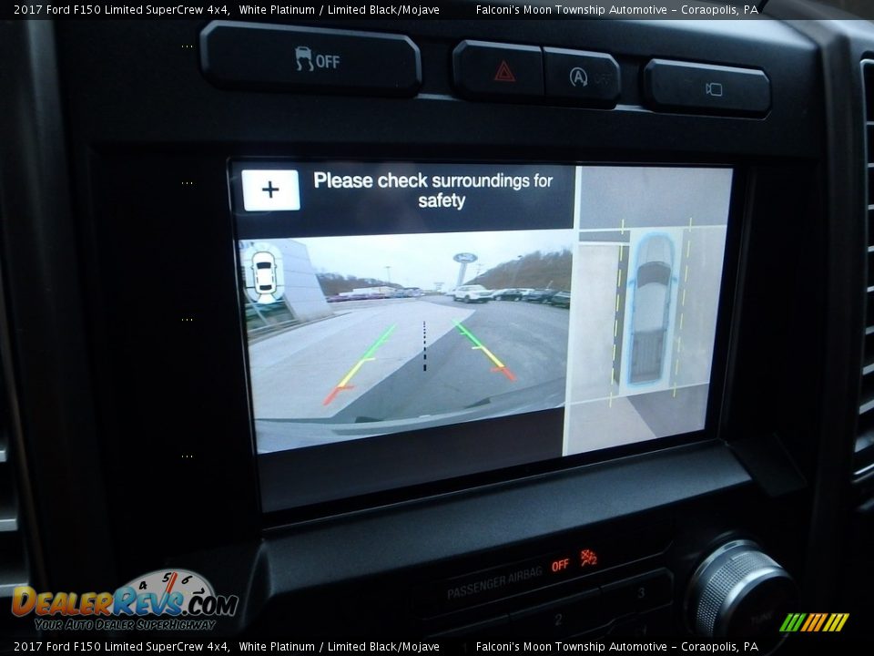 2017 Ford F150 Limited SuperCrew 4x4 White Platinum / Limited Black/Mojave Photo #24