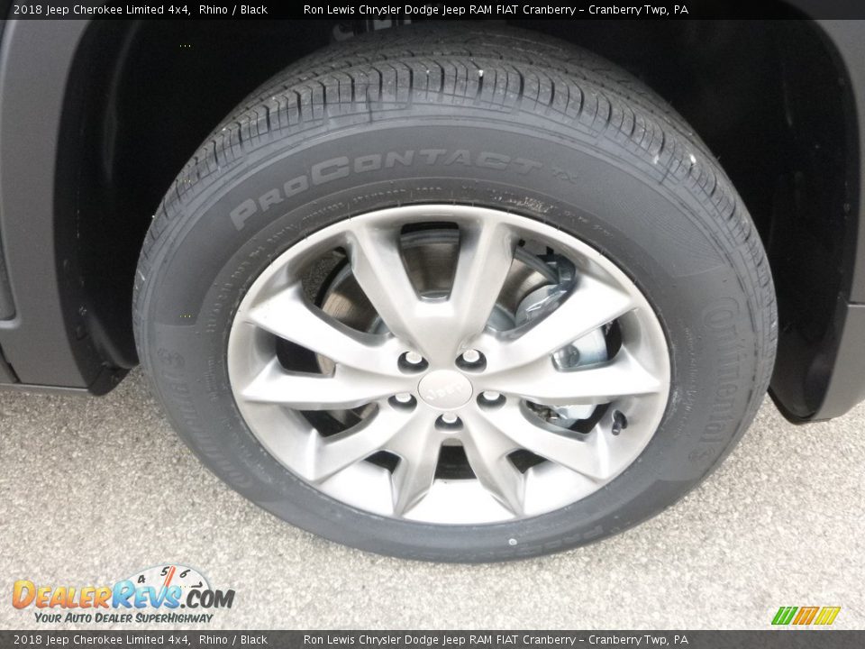 2018 Jeep Cherokee Limited 4x4 Rhino / Black Photo #9