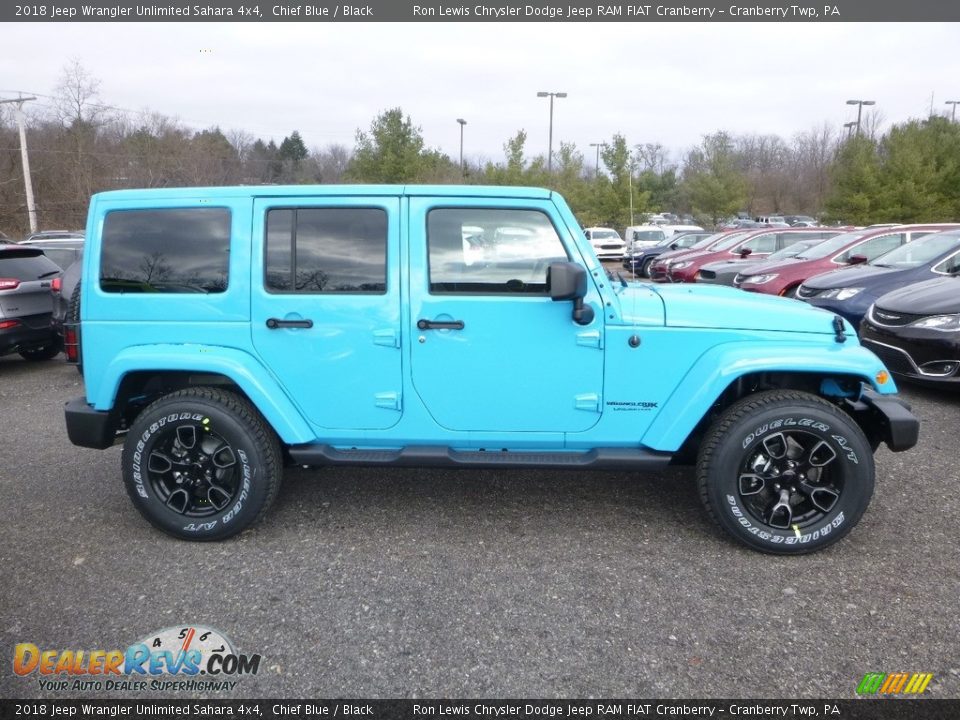 Chief Blue 2018 Jeep Wrangler Unlimited Sahara 4x4 Photo #6