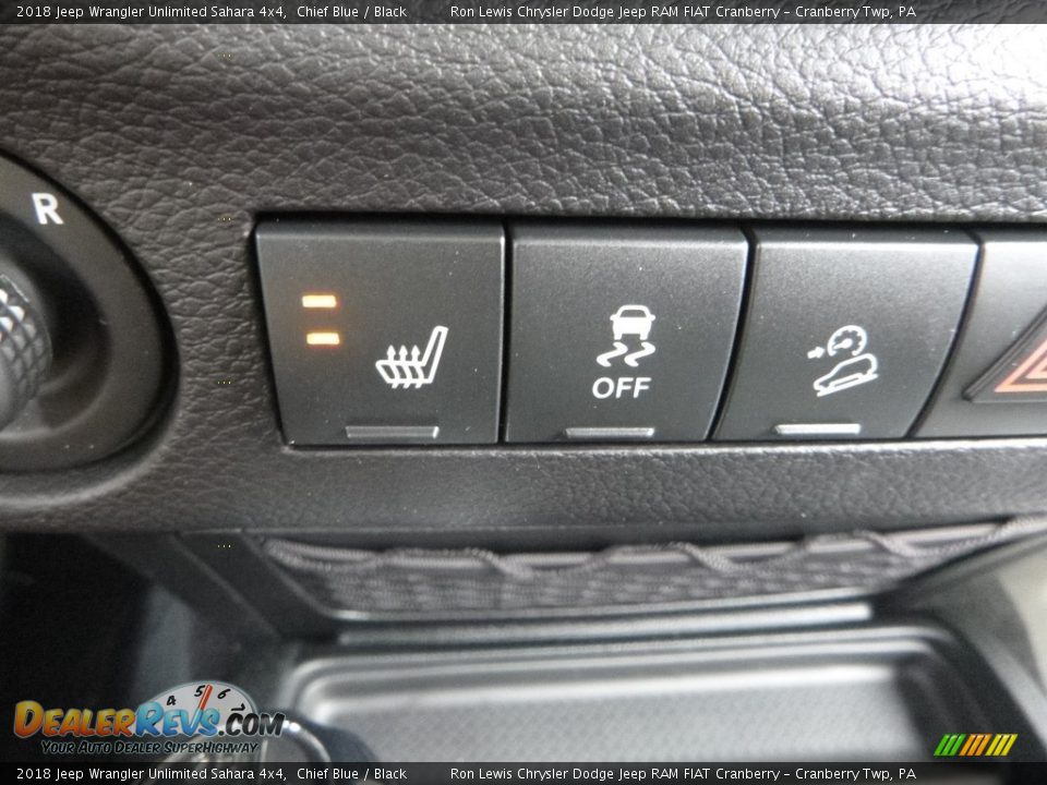 2018 Jeep Wrangler Unlimited Sahara 4x4 Chief Blue / Black Photo #19