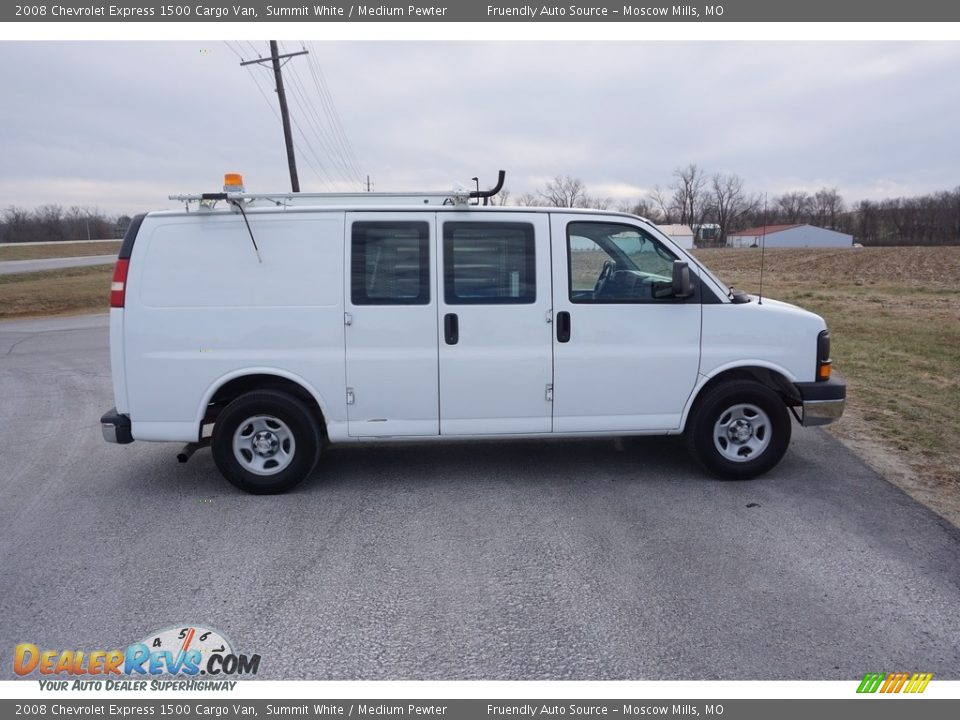 2008 Chevrolet Express 1500 Cargo Van Summit White / Medium Pewter Photo #2