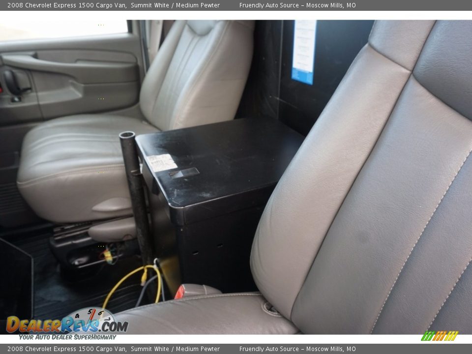 2008 Chevrolet Express 1500 Cargo Van Summit White / Medium Pewter Photo #7
