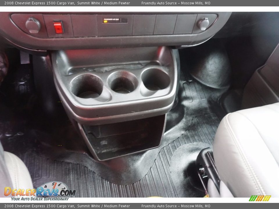 2008 Chevrolet Express 1500 Cargo Van Summit White / Medium Pewter Photo #11