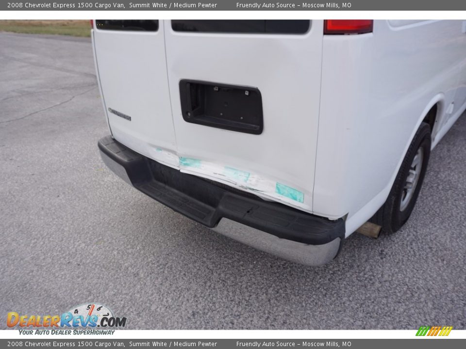 2008 Chevrolet Express 1500 Cargo Van Summit White / Medium Pewter Photo #19