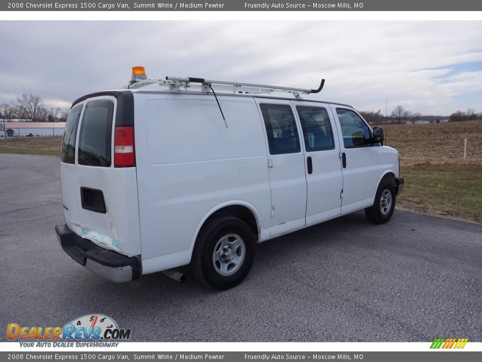 2008 Chevrolet Express 1500 Cargo Van Summit White / Medium Pewter Photo #20
