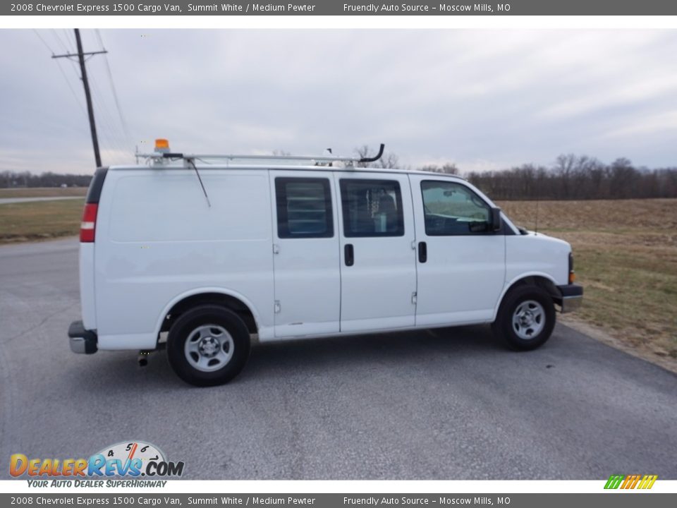 2008 Chevrolet Express 1500 Cargo Van Summit White / Medium Pewter Photo #21