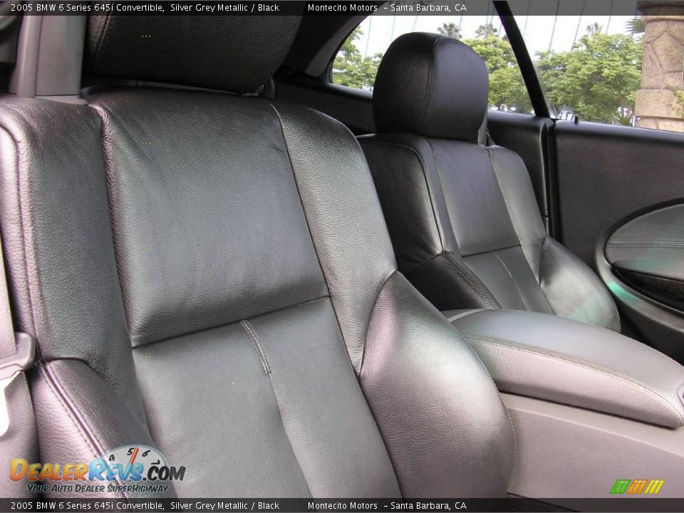 2005 BMW 6 Series 645i Convertible Silver Grey Metallic / Black Photo #3