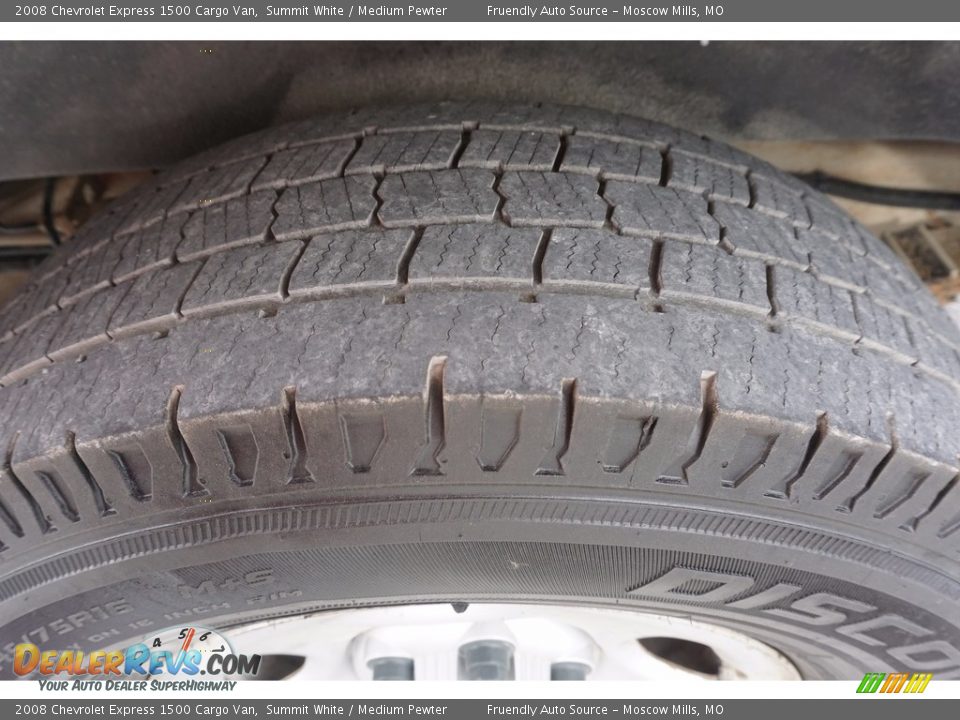 2008 Chevrolet Express 1500 Cargo Van Summit White / Medium Pewter Photo #24