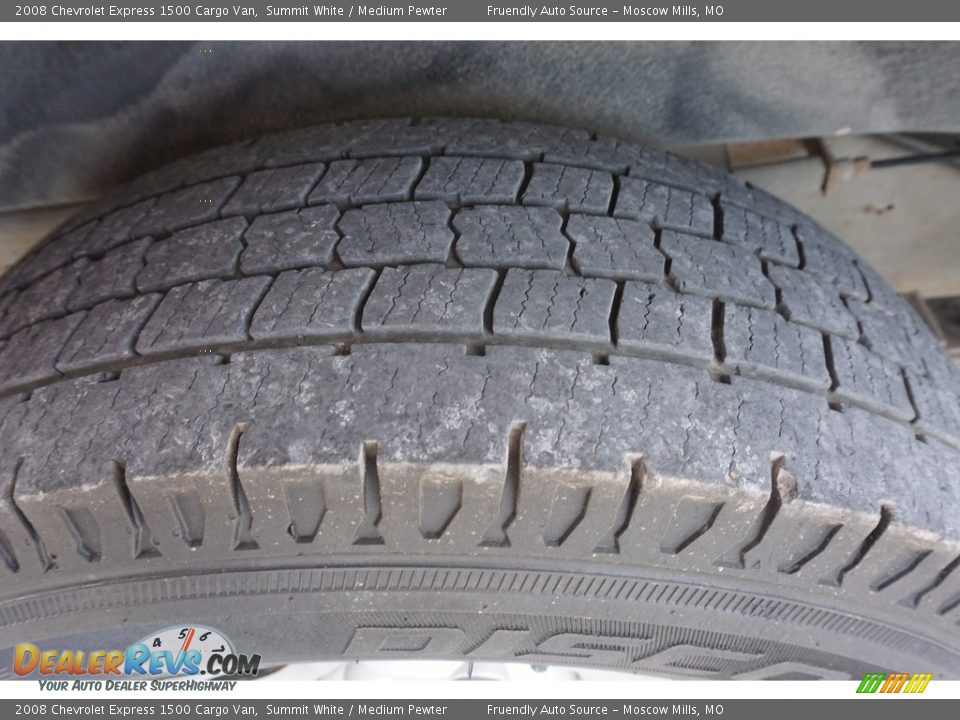 2008 Chevrolet Express 1500 Cargo Van Summit White / Medium Pewter Photo #25