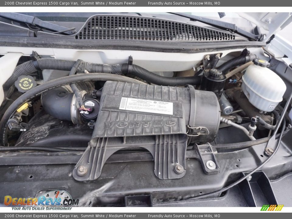 2008 Chevrolet Express 1500 Cargo Van Summit White / Medium Pewter Photo #30
