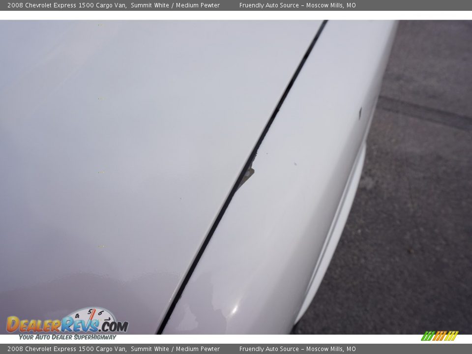 2008 Chevrolet Express 1500 Cargo Van Summit White / Medium Pewter Photo #31