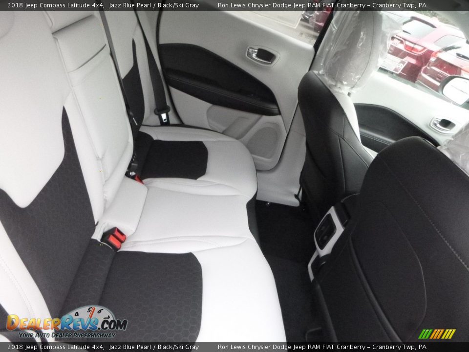 2018 Jeep Compass Latitude 4x4 Jazz Blue Pearl / Black/Ski Gray Photo #12