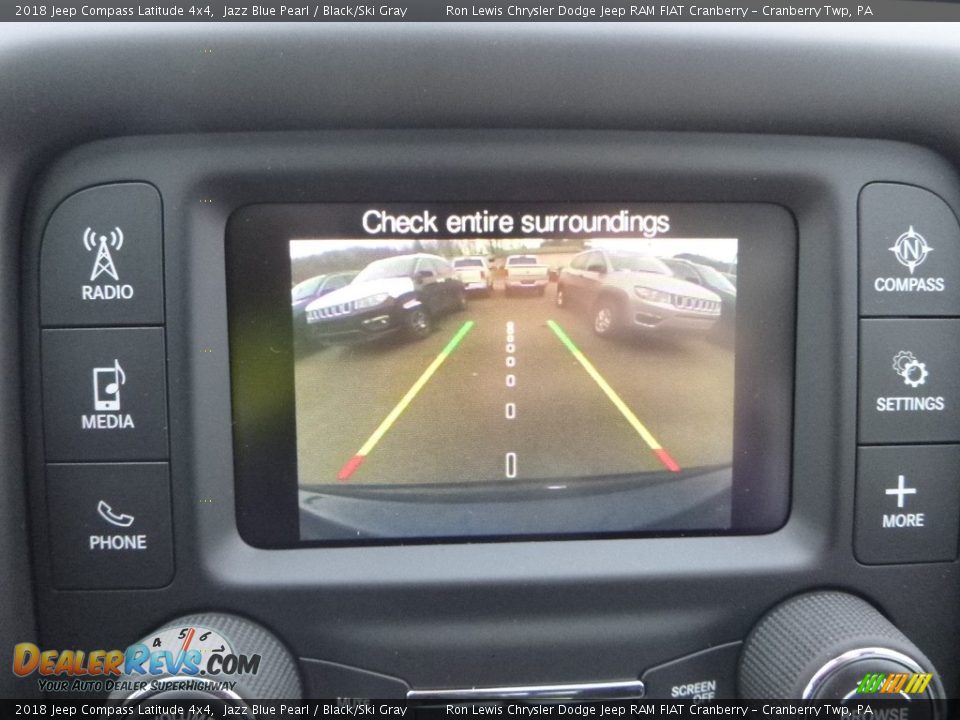 2018 Jeep Compass Latitude 4x4 Jazz Blue Pearl / Black/Ski Gray Photo #17