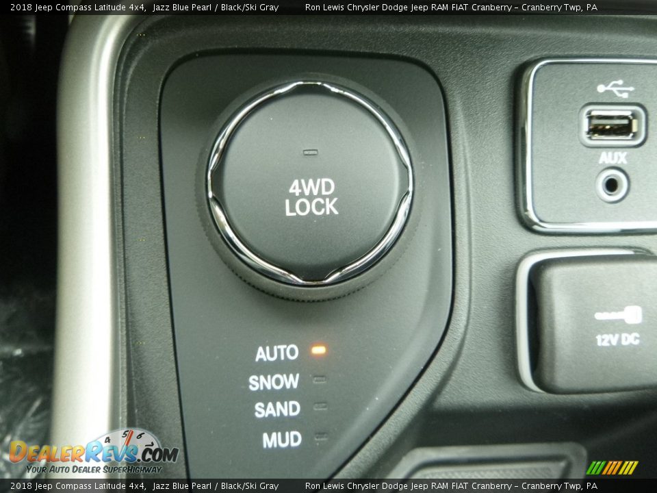 2018 Jeep Compass Latitude 4x4 Jazz Blue Pearl / Black/Ski Gray Photo #20