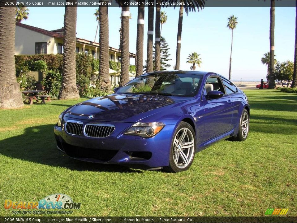 2006 BMW M6 Coupe Interlagos Blue Metallic / Silverstone Photo #1