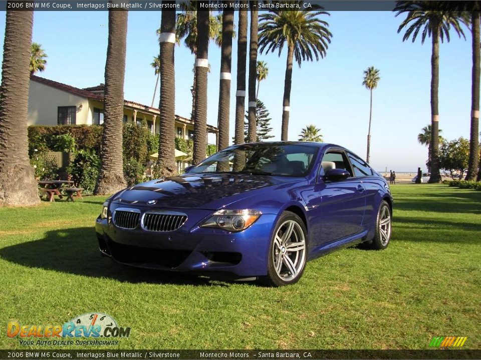 2006 BMW M6 Coupe Interlagos Blue Metallic / Silverstone Photo #2