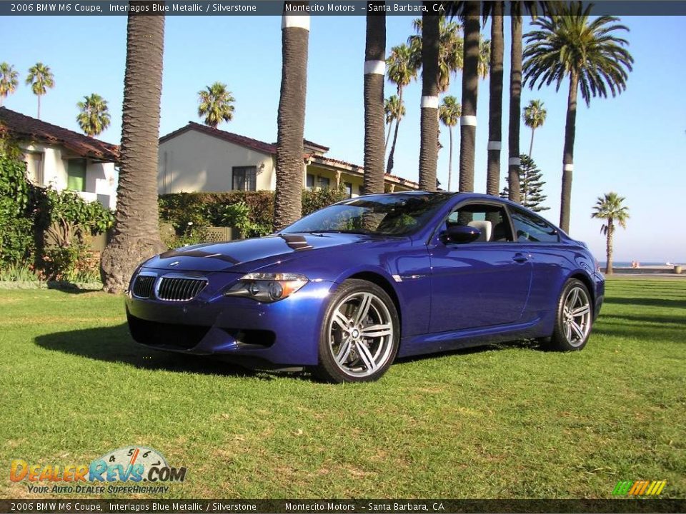 2006 BMW M6 Coupe Interlagos Blue Metallic / Silverstone Photo #3