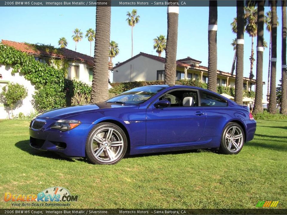 2006 BMW M6 Coupe Interlagos Blue Metallic / Silverstone Photo #4