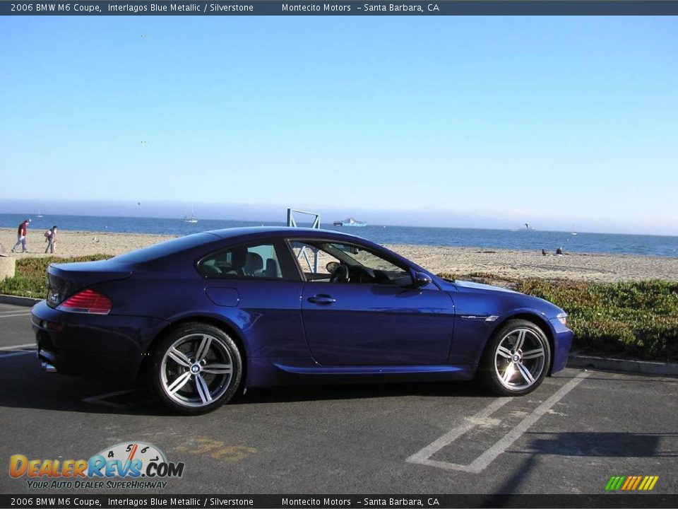 2006 BMW M6 Coupe Interlagos Blue Metallic / Silverstone Photo #5
