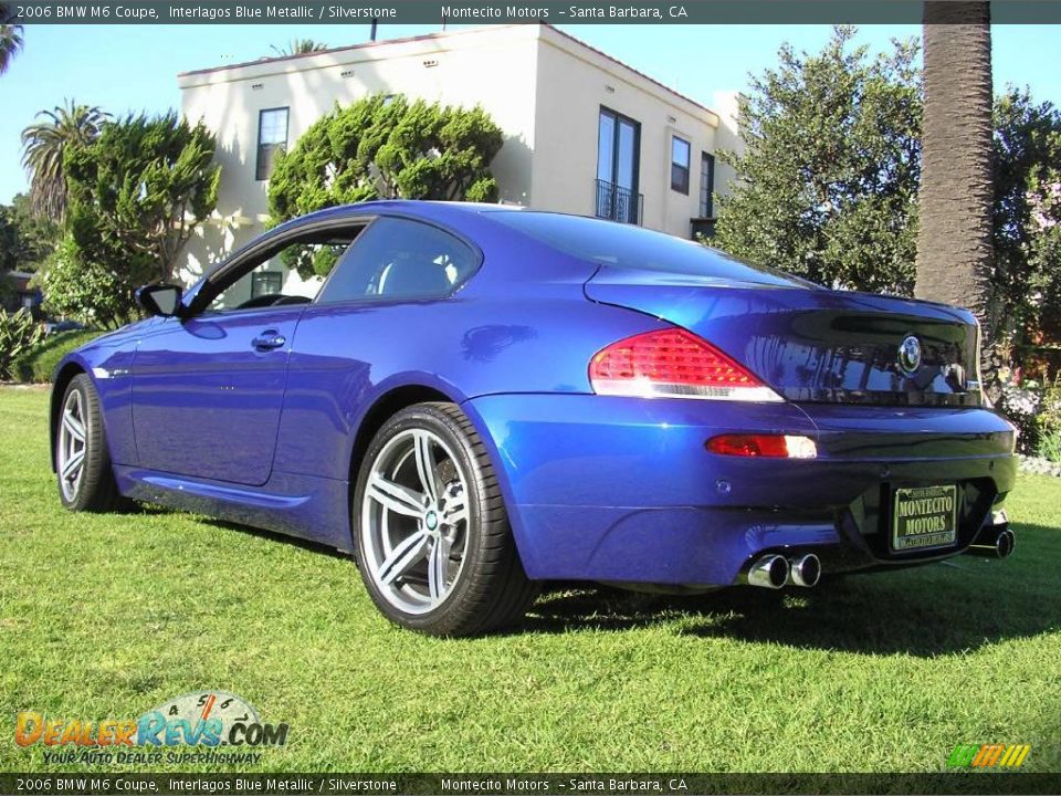 2006 BMW M6 Coupe Interlagos Blue Metallic / Silverstone Photo #6