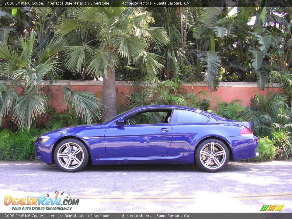2006 BMW M6 Coupe Interlagos Blue Metallic / Silverstone Photo #8