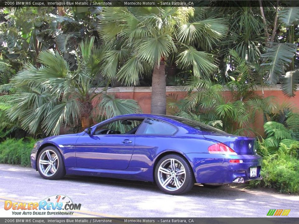 2006 BMW M6 Coupe Interlagos Blue Metallic / Silverstone Photo #9