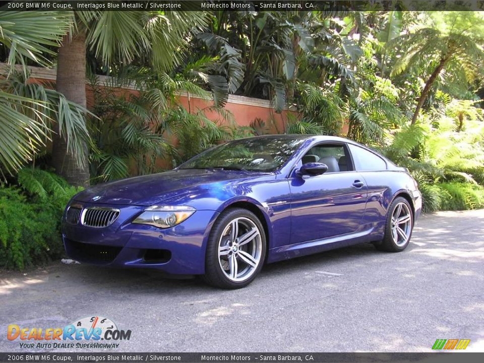 2006 BMW M6 Coupe Interlagos Blue Metallic / Silverstone Photo #10