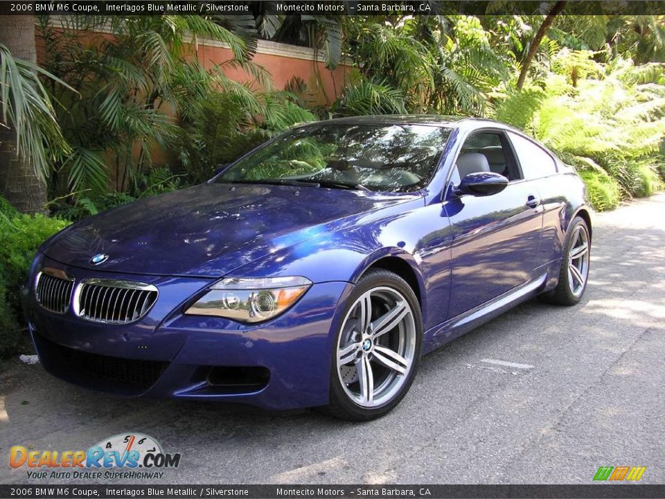 2006 BMW M6 Coupe Interlagos Blue Metallic / Silverstone Photo #11