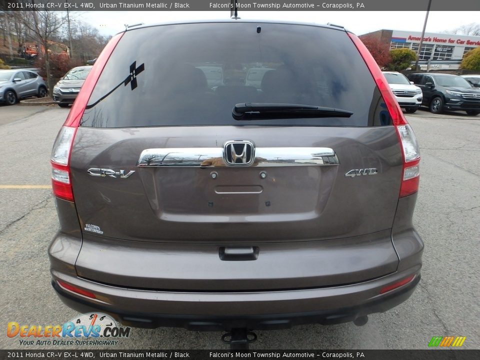 2011 Honda CR-V EX-L 4WD Urban Titanium Metallic / Black Photo #4