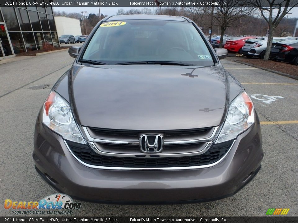 2011 Honda CR-V EX-L 4WD Urban Titanium Metallic / Black Photo #9