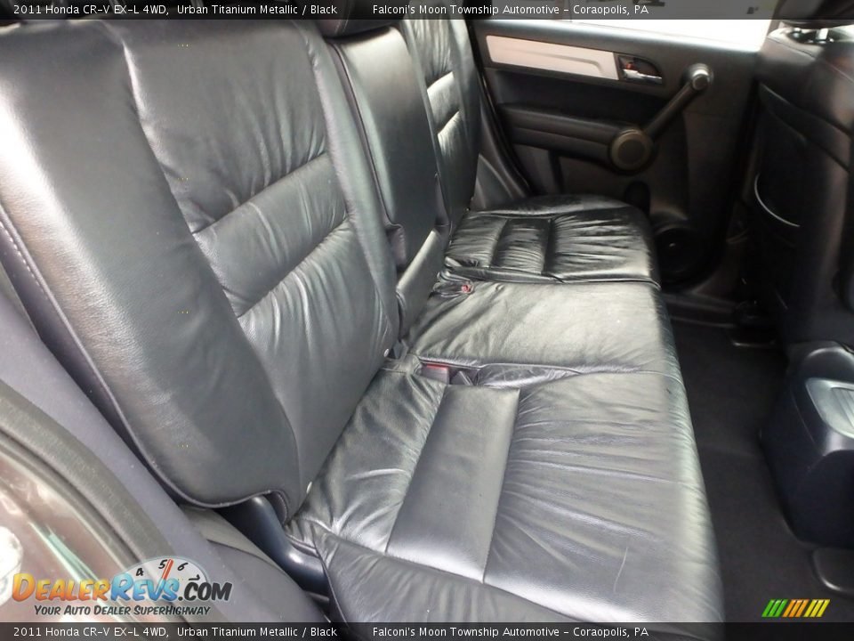 2011 Honda CR-V EX-L 4WD Urban Titanium Metallic / Black Photo #14