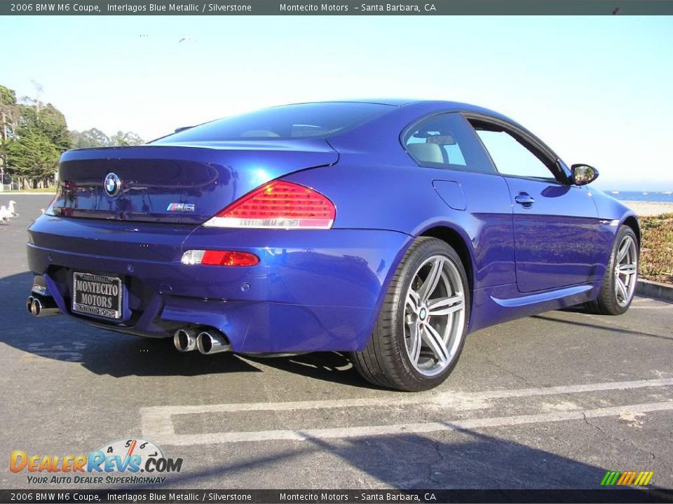 2006 BMW M6 Coupe Interlagos Blue Metallic / Silverstone Photo #14