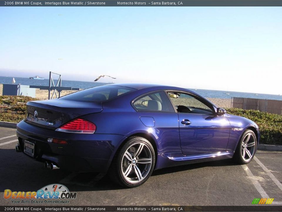 2006 BMW M6 Coupe Interlagos Blue Metallic / Silverstone Photo #15