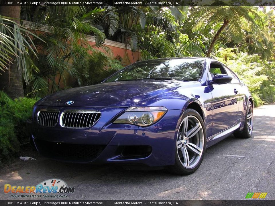 2006 BMW M6 Coupe Interlagos Blue Metallic / Silverstone Photo #16