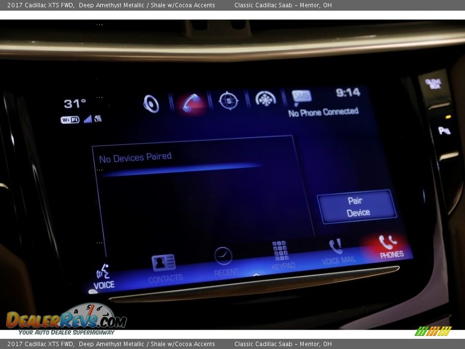 2017 Cadillac XTS FWD Deep Amethyst Metallic / Shale w/Cocoa Accents Photo #10