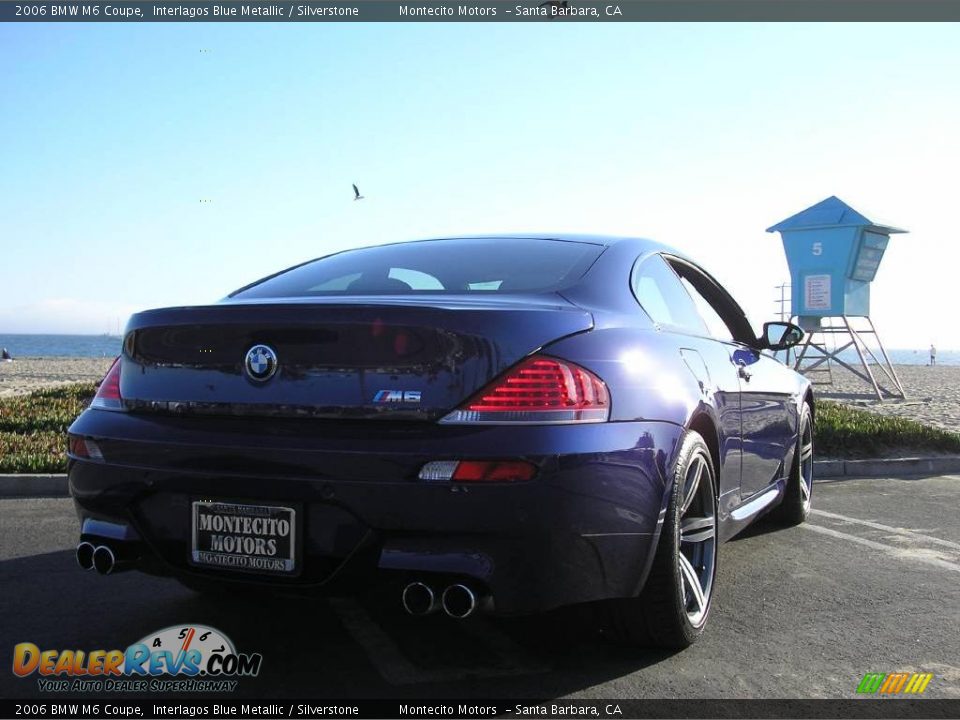 2006 BMW M6 Coupe Interlagos Blue Metallic / Silverstone Photo #17