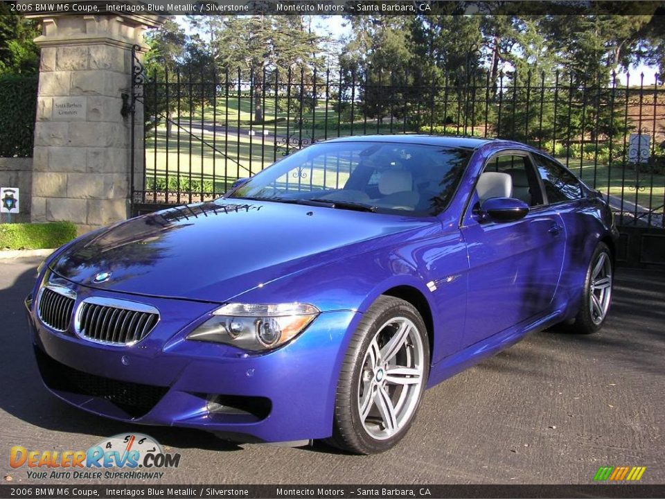 2006 BMW M6 Coupe Interlagos Blue Metallic / Silverstone Photo #18