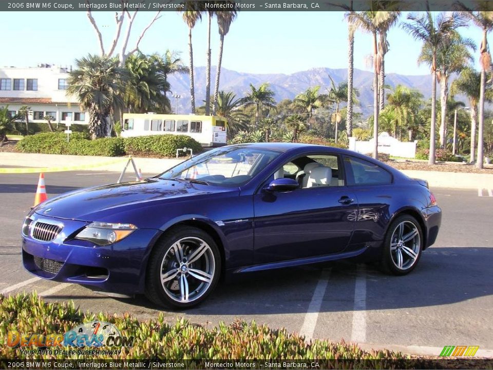 2006 BMW M6 Coupe Interlagos Blue Metallic / Silverstone Photo #19