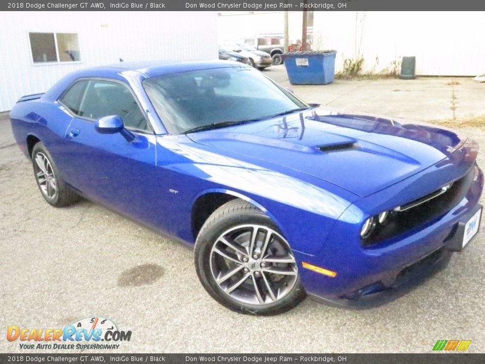 Front 3/4 View of 2018 Dodge Challenger GT AWD Photo #2