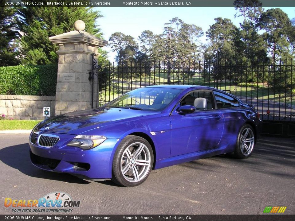 2006 BMW M6 Coupe Interlagos Blue Metallic / Silverstone Photo #20