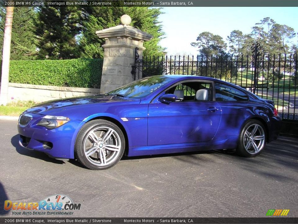 2006 BMW M6 Coupe Interlagos Blue Metallic / Silverstone Photo #21