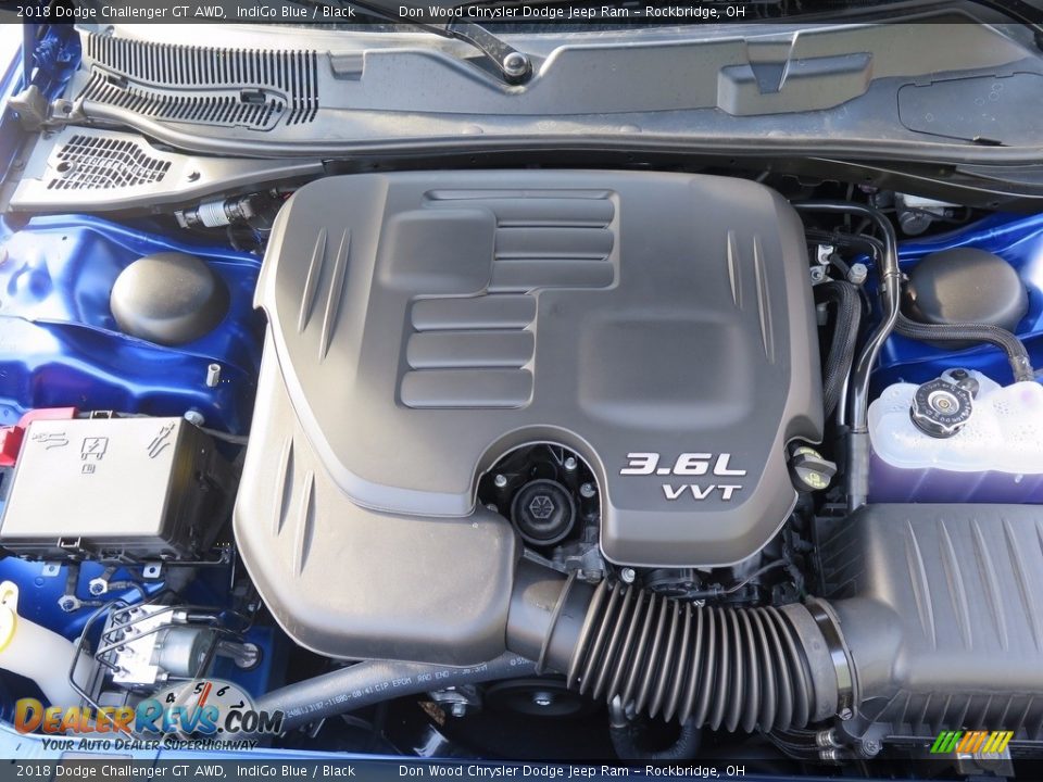 2018 Dodge Challenger GT AWD IndiGo Blue / Black Photo #20