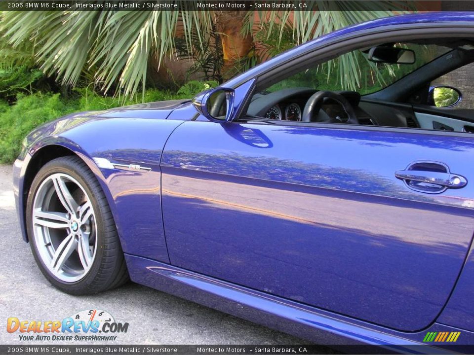 2006 BMW M6 Coupe Interlagos Blue Metallic / Silverstone Photo #22