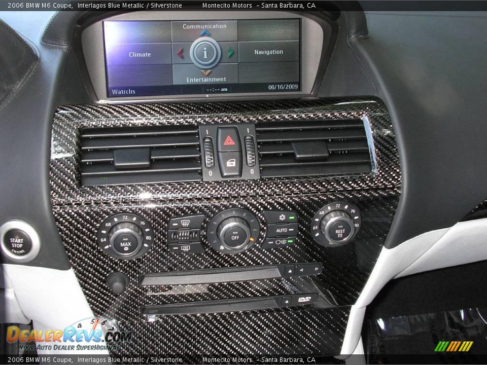 2006 BMW M6 Coupe Interlagos Blue Metallic / Silverstone Photo #25
