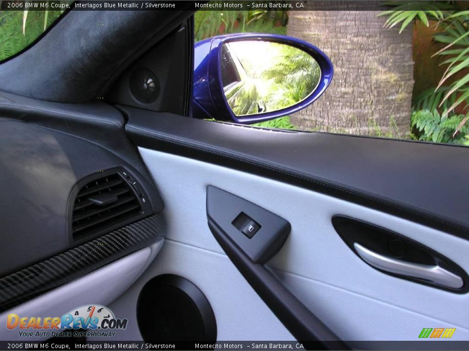 2006 BMW M6 Coupe Interlagos Blue Metallic / Silverstone Photo #26