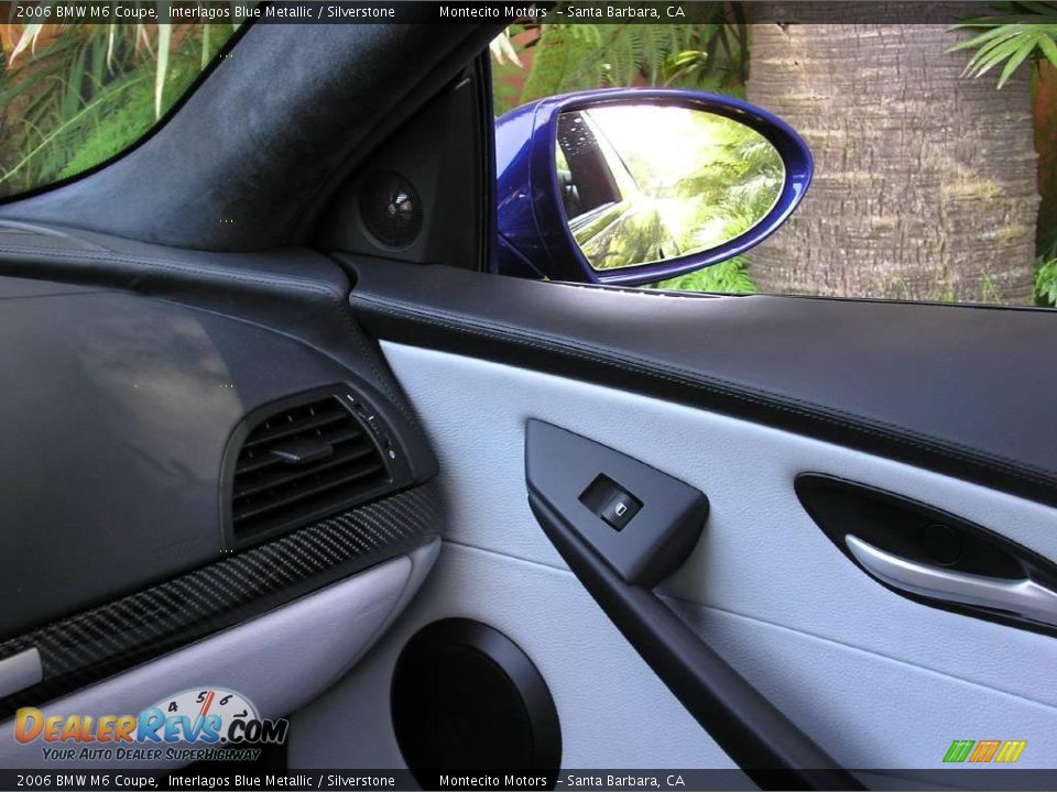 2006 BMW M6 Coupe Interlagos Blue Metallic / Silverstone Photo #27