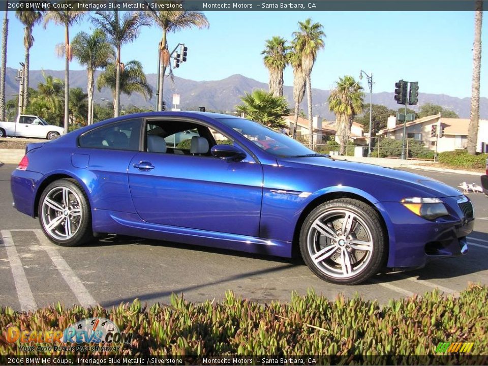 2006 BMW M6 Coupe Interlagos Blue Metallic / Silverstone Photo #31