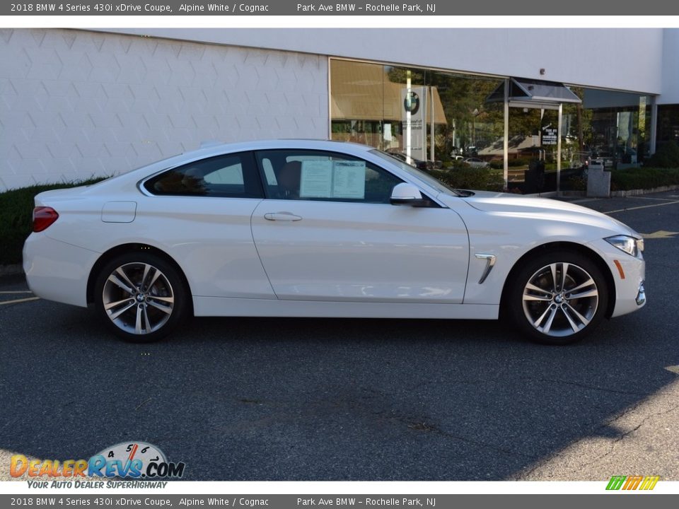 2018 BMW 4 Series 430i xDrive Coupe Alpine White / Cognac Photo #2