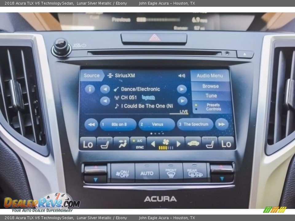2018 Acura TLX V6 Technology Sedan Lunar Silver Metallic / Ebony Photo #29