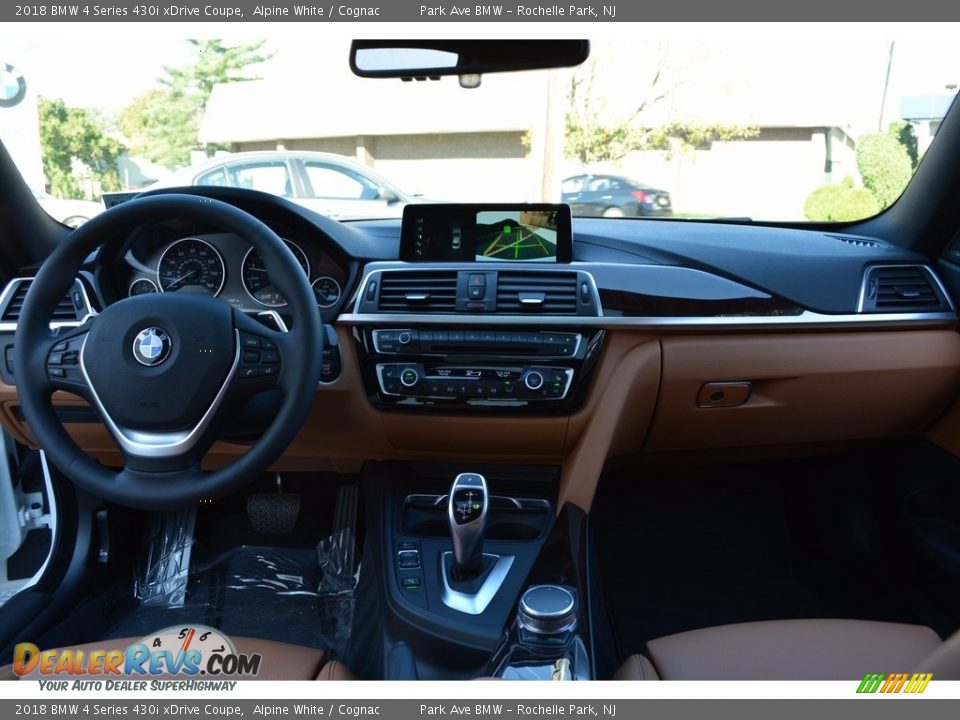 2018 BMW 4 Series 430i xDrive Coupe Alpine White / Cognac Photo #15